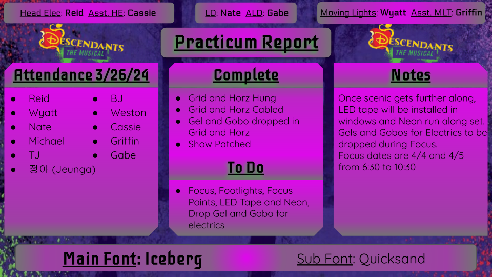 Practicum Report